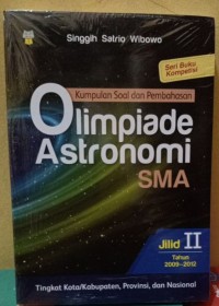 Image of Kumpulan Soal dan Pembahasan Olimpiade Astronomi SMA Jilid II 2009-2012