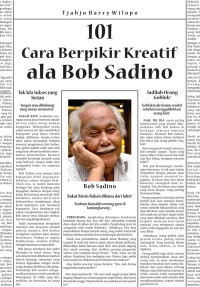 Image of 101 Cara Berpikir Kreatif Bob Sadino