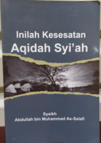 Image of Inilah Kesesatan Aqidah Syi'ah