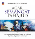 Agar semangat tahajud