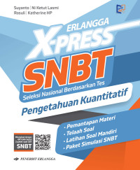 Image of Erlangga X-Ppress SNBT: Pengetahuan Kuantitatif