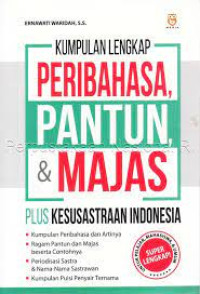Image of Kumpulan lengkap peribahasa, pantun, &majas plus kesusastraan Indonesia